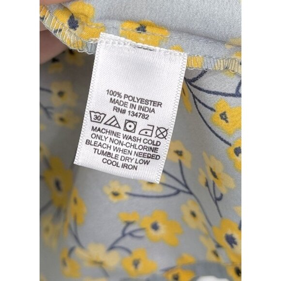 Hint Of Blush Floral Off The Shoulder Unlined Lightweight Dress Sz‎ S Feminine - Picture 6 of 12